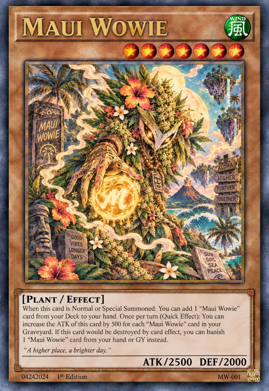 Cannamonsters card MW-001